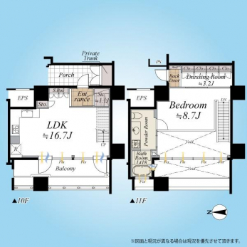 @Ԏ}^10KE11]lbg^Cv1LDK{hbVO[{|[`6.25m2{oRj[13.99m2{gN[1.46m2Aybgƈꏏɕ点܂ItH[L